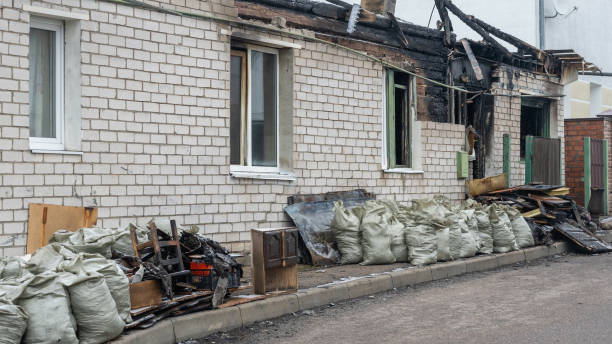 Professional Fire Damage Removal technician working in Hastings, MN
